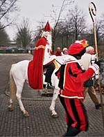 Sint Nicolaas op het paard